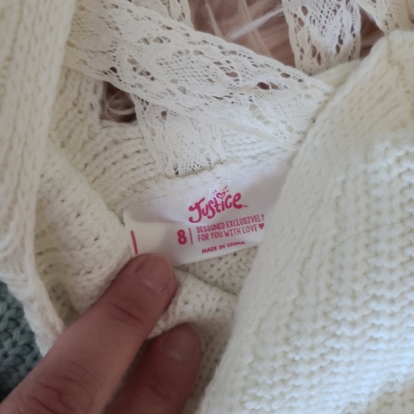 Brand new sz 8 Justice sweaters - Picture 4 of 5